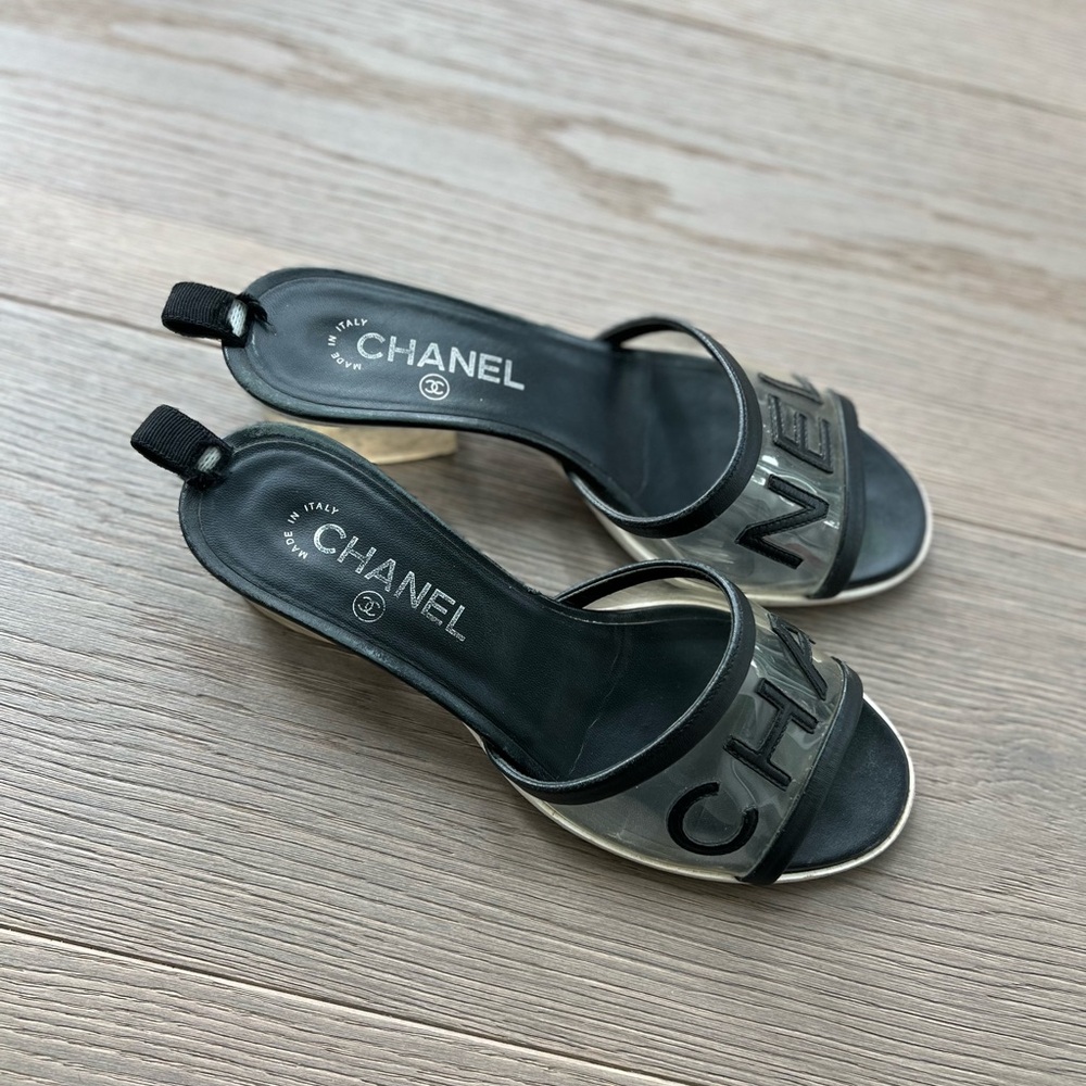 2019 Chanel Interlocking CC Logo Slides - Picture 11 of 15